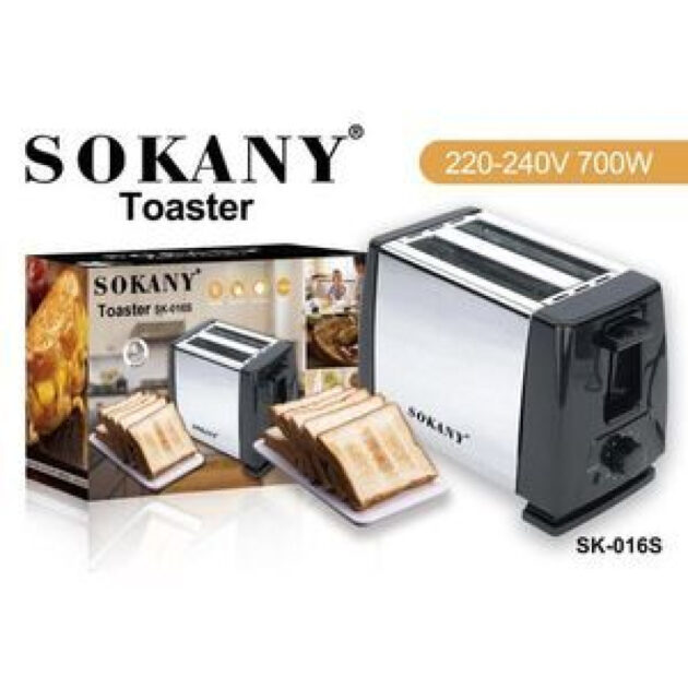 Grille-pain 2 tranches Sokany sk-016S 700 W