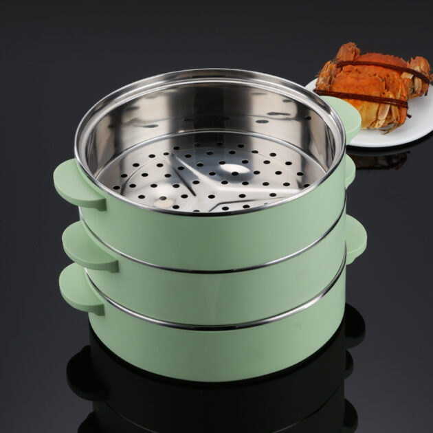 Pot à vapeur en acier inoxydable