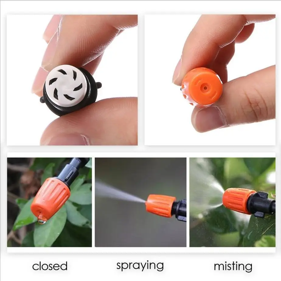 Kit d'irrigation goutte à goutte pour jardin, 200 pièces, longueur 50 m - Image 6